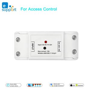 Controle Ewelink Wifi Switch DC 5V 12V 24V 32V Inching/Selflocking Wireless Relay Smart Home Automatisering Deurtoegang Remote Control