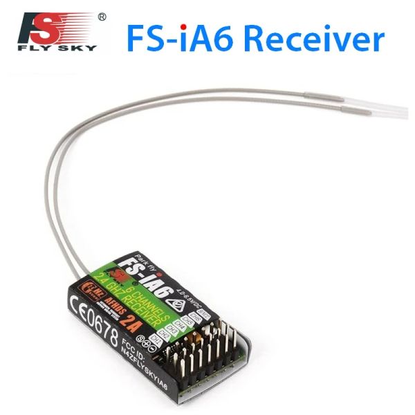 Control FlySky FSiA6 iA6 2,4G 6CH AFHDS receptor para FSi10 FSi6 FSi6X FS i6 transmisor de Control remoto FPV Racer piezas