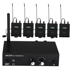 Contrôle du système de moniteur sans fil stéréo UHF UHF 670680MHz 4 Fréquences Professional Stage Digital Monitor IntoEar Monitor