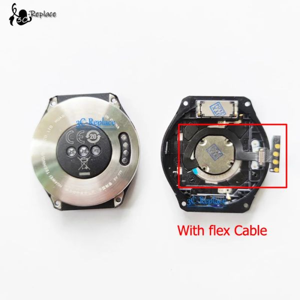Contrôle pour Huawei Watch2 Watch 2 Smart Watch Battery Porte de porte arrière Couvercle arrière du boîtier arrière Chargeur Connexion avec / sans câble flexible
