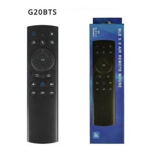 Besturing G20BTS/G20S/G20S PRO BT2.4G Wireless Smart Smart Air Mouse Gyroscope IR Leren Backlit G20s afstandsbediening voor Android TV Box