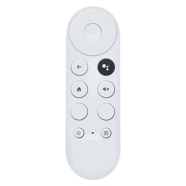 Contrôle G9N9N Remote Control Remplacement Bluetooth Compatible Google Voice ir Remote Smart Home TV pour Google TV Chromecast 4K Snow