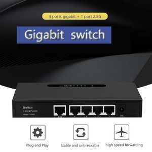 Adaptateur de chargement de jeu de contrôle 5 ports 2.5g jeu gigabit commutateur Ethernet smart switcher 1000 Mbps Internet séparateur RJ45 Plug et play