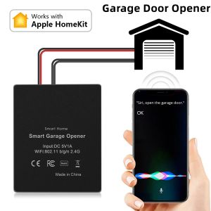Contrôle du contrôleur d'ouvre-porte de garage pour Apple HomeKit Wireless WiFi Car Don Donor Smart Interrupteur Smart Off Off Support Siri Contrôle vocal