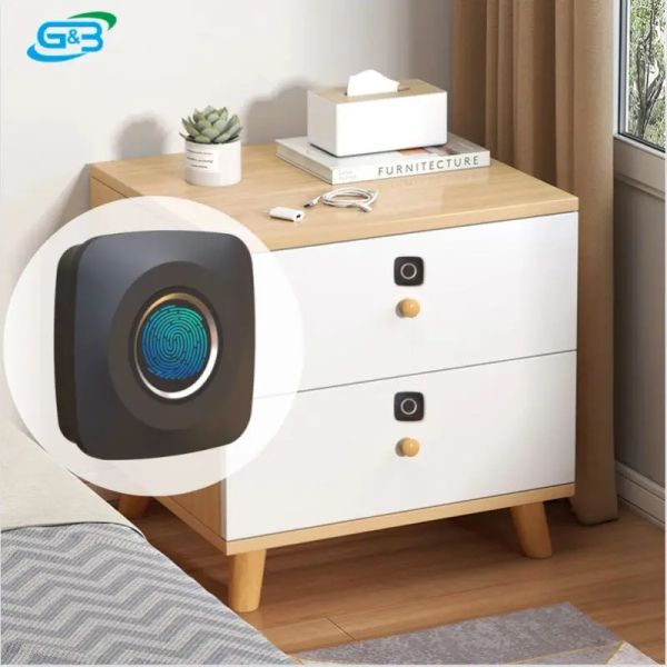 Contrôle GB Smart Ringer Empreinte Tiron de verrouillage Single Door Cabinet Lock Mini Meubles Smart Antitheft Product Home Essentials for Office