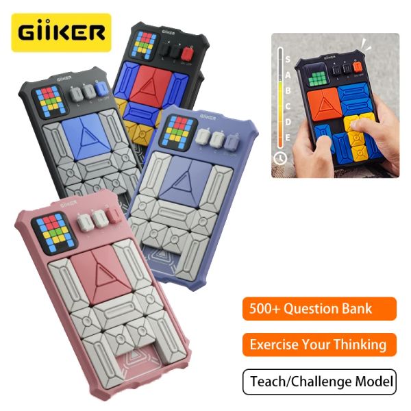 Control Giiker Super Slide Huarong Road Smart Sensor Game 500+ Desafío nivelado Habilidad lógica Rompecabezas Juguetes interactivos para niños Regalos