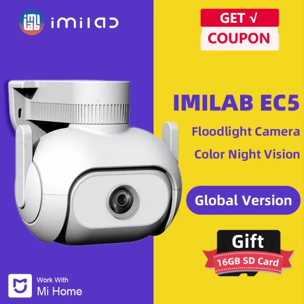 Contrôle la version globale IMILAB EC5 CAMERIE VILLE Vision nocturne Vision nocturne 360 ° Panoram
