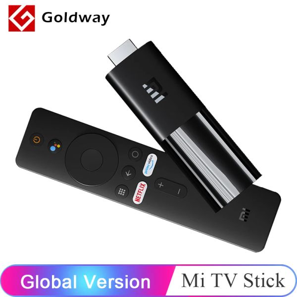 Control Global Versión Xiaomi Mi TV Stick 1GB RAM 8GB ROM Android TV 9.0 Smart 1080p Google Asistente Bluetooth 4.2 Mini TV Dongle Wifi