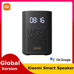 Contrôle Version mondiale Xiaomi haut-parleur intelligent contrôle IR WIFI commande vocale maison intelligente LED horloge numérique jouer de la musique télécommande intelligente