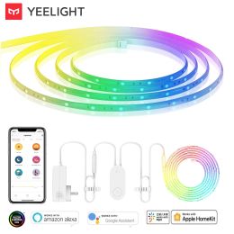 Controle Global versie Yeelight Aurora Smart Light Strip 1S RGB Kleurrijke WiFi 2M tot 10M 60 LED LightStrip Voor APP xiaomi mi thuis Homekit