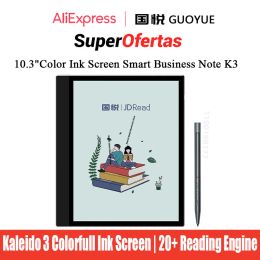 Contrôle Guoyue K3 Color ebook JDread 10.3inch Smart Eink Business Notebook Reader Ebook Android 11 Équipé de Google Services