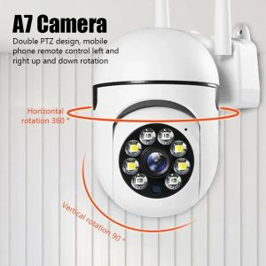Contrôle HD WiFi IP Camera Protection de sécurité Protection de sécurité CCTV Home Smart 1080p Outdoor 360 PTZ Auto Tracking Monitor IP CAM
