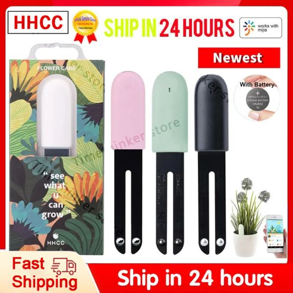 Contrôle HHCC Flower Monitor Grass Soil Water Fertility Smart Tester Tester Capteur de fleur DÉTECTOYER NOUVEAUX GROPTION PLANCE MONITEUR POUR XIAOMI