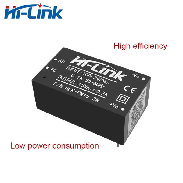 Contrôle Hilink Livraison gratuite 10pcs HLKPM15 3W 220V à 15V Module d'alimentation en série Ultrasmall