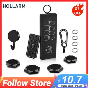 Controle Hollarm Wireless Key Finder Remote sleutel Locator Telefoon Wallets Pet Tracker Wallet Tracker Antilost -tags en sleutelhangers 4 Ontvanger