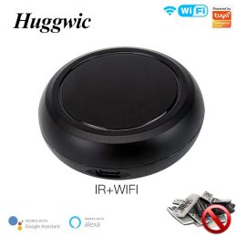 Controle Huggwic WiFi IR Remote Control Smart Home Tuya Infrared Controller voor Alexa Google Assistant