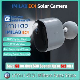 CONTRÔLE IMILAB EC4 OUTDOOR SPETLIGHT BATTERIE CAMERIE CAMERIE VIDÉO VIDÉO SYSTÈME SYSTÈME 400MP HD IP WIRESS WiFI Smart Home Security CCTV CAM