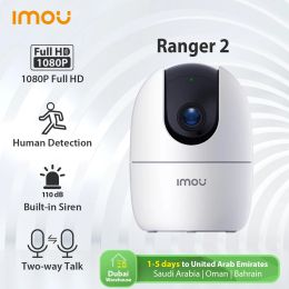 Controle IMou Ranger 2 UK PLUG 2MP/4MP IP BABY CARE CAMERA 360 Roteren Human Detectie Smart Tracking Night Vision Surveillance draadloos