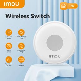 Besturing IMOU SMART Wireless Switch Emergency Nood -knop ZigBee 3.0 Wireless Remote Control LVD Module Intelligent Home via de Gateway
