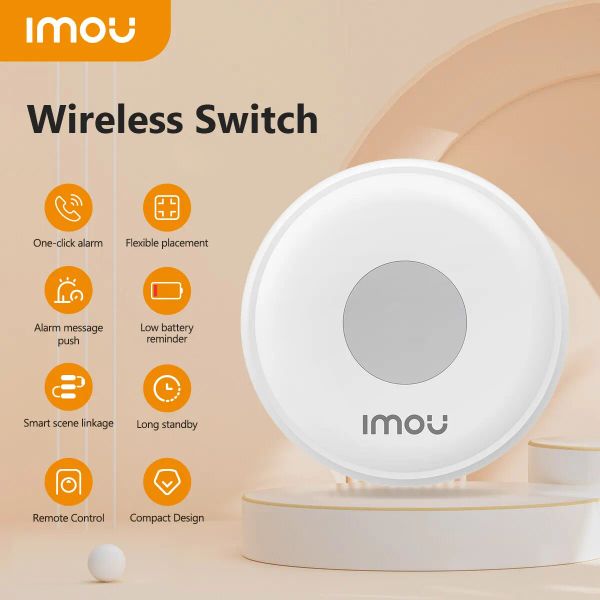 Contrôler le bouton d'urgence Smart Zigbee 3.0 Switch sans fil avec un module LVD à distance pour une maison intelligente intelligente via la passerelle