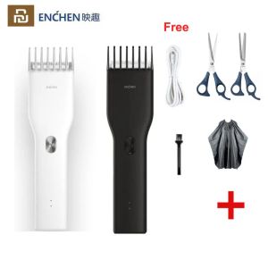 Contrôle en stock youpin Enchen boost USB Electric Hair Clipper Two Speed Ceramic Cutter Hair Fast Charge Hair Trimmer Enfants