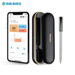 Contrôle Inkbird 2in1 Thermomètre BLUETOOTH BLUETOOTH VRAIMENT sans fil Contrôle de l'application 91m / 300ft avec des alarmes de température intelligentes pour le barbe