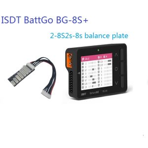 Control ISDT BattGo BG8S comprobador de batería inteligente probador de señal función de carga rápida equilibrador receptor probador de señal