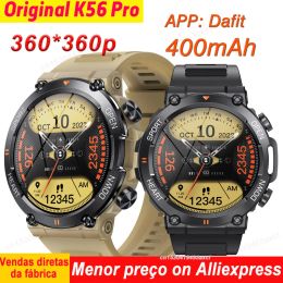 Control K56 Pro Smart Watch for Men Bluetooth Sport 400mAh Long Standby 1.39 pulgadas 360*360 HD Pantalla al aire libre Smartwatch