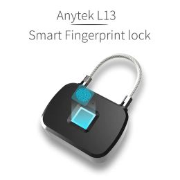 Besturing L13 Smart Lock Fingerprint Outdoor Bagage Lock Gym Fingerprint Bag Heglock met metalen IP65 Waterdicht voor Locker Backpack