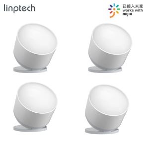 Contrôle Linptech HS1 capteur de corps humain/animal de compagnie de haute précision lampe de mouvement intelligente capteur de lumière base magnétique rotation à 360 ° travail pour l'application Xiaomi