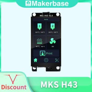 Control MakerBase S H43 V1.0 Contrôleur d'affichage intelligent Pièces de l'imprimante 3D 4,3 pouces IPS LCD 800 * 480 Capacité HD Écran tactile pour Marlin2.x