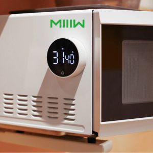 Control MIIIW Rotación del temporizador Tiempo de sonido Ajustable LED magnético Magnético Pantalla digital Cocina Fitness Clima de estudio