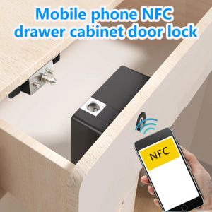 Contrôler le verrouillage électronique de bloc-case NFC Smart Locker RFID13.56 MHz Capteur de capteur de mobilier invisible serrure de porte du tiroir