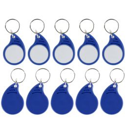 Contrôlez la nouvelle arrivée RFID IC Keyfobs 13,56 MHz Keychains NFC Key Tags ISO14443A MF Classic 1K Token Tag pour le système de contrôle d'accès intelligent