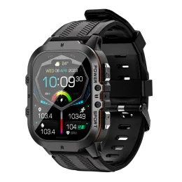 Controle nieuwe C26 Smart Watch 100+ sportmodi Bluetooth Call Smartwatch 1,96 "AMOLED Display 1AT Militaire polshorloge Outdoor Outdoor