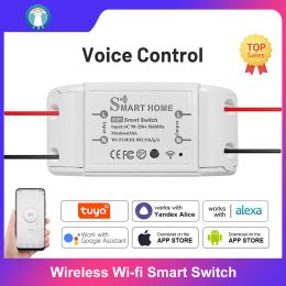 Contrôle nouveau bricolage prise de commutateur à distance sans fil intelligente domotique intelligente commutateur de télécommande relais vie intelligente/Tuya avec Alexa Google