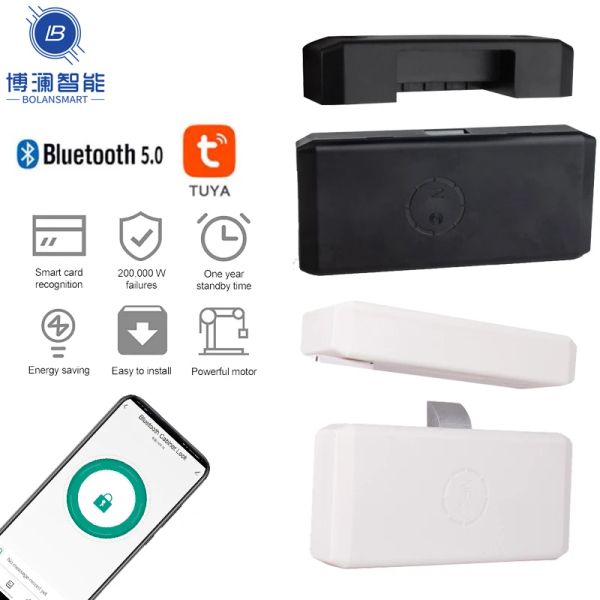 Contrôle la nouvelle carte d'identité de verrouillage de tiroir sans clé / application Tuya télécommande Bluetooth Compatible Crachet Smart Armoire Wardrobe Fichier Invisible Switch Lock