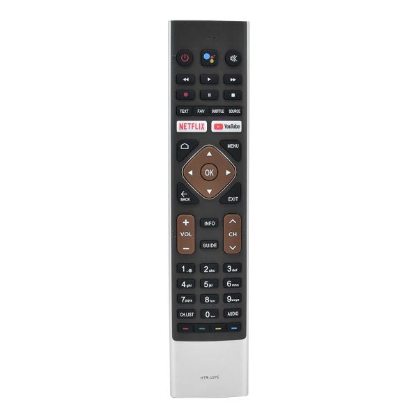 Contrôlez la nouvelle télécommande de voix originale HTRU27E pour Haier 43 Smart MX TV LE43K6700UG LE43K6600SG LE50U6900UG LE55K6700UG LE65U6900UG