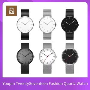 Contrôle nouveau Original Youpin TwentySeventeen lumineux étanche mode montre à quartz élégant en acier 316L meilleures marques de montres pour hommes femmes