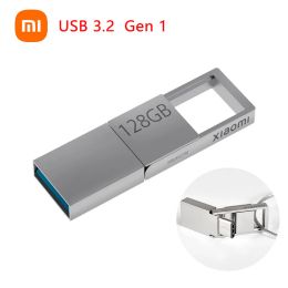 Contrôler la nouvelle interface Xiaomi Disque U Disque 128G 64G USB 3.2 Interface Typec Ordinier Mobile Transmission mutuelle Mémoire USB portable