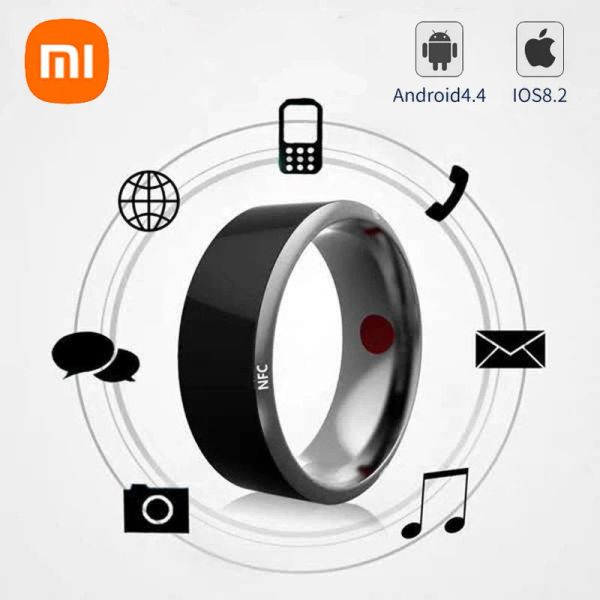 Xiaomi – anneau intelligent NFC, anneau électronique Bluetooth, anneau solaire IC/ID, carte d'accès analogique réinscriptible, étiquette clé, étanche Ip68, nouveau