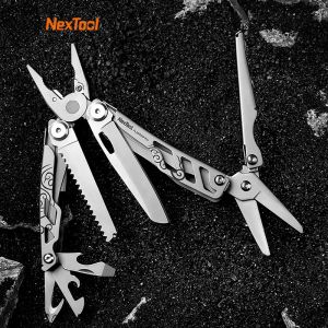 Contrôle NexTool phare Pro couteau à lame pliante spécial EDC ensemble à main extérieur 16 en 1 pince multi-outils tournevis ouvre-boîte