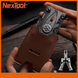 Contrôle Nextool Mini 14 en 1 EDC outil multifonction EDC tournevis Portable extérieur clé pince couteau avec sac de rangement Youpin