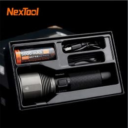 Controle NextOool Oplaadbare zaklamp 2000lm 380m 5modes IPX7 Waterdichte 5000 mAh LED LICHT