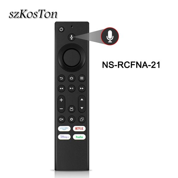 Control NSRCFNA21 Reemplazo de control remoto de voz para dispositivos de televisión de Fire TV Smart TV Insignia con 6 teclas de acceso directo Netflix Prime