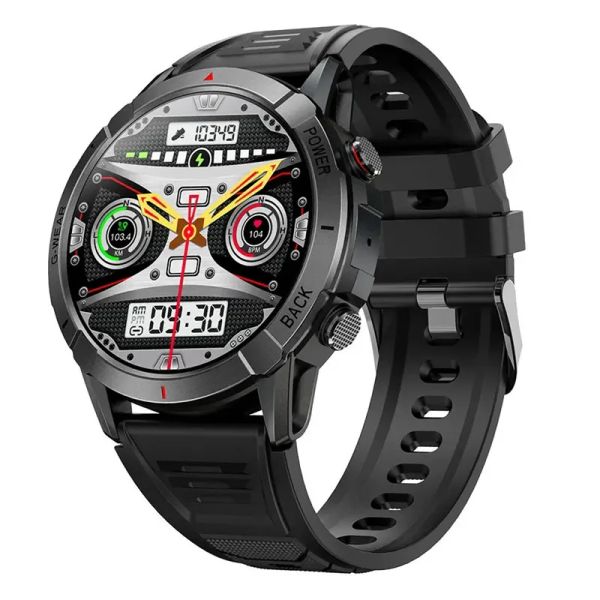 Contrôle NX10 Smart Watch 1.43 pouces AMOLED à grand écran Bluetooth appelant le bracelet Men Outdoor Sport 400mAh Batterie Smartwatch