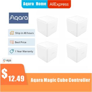 Controle Originele Aqara Magic Cube Controller Zigbee-versie Gecontroleerd door zes acties voor Xiaomi Home-apparaat Werken met Smart Home-app