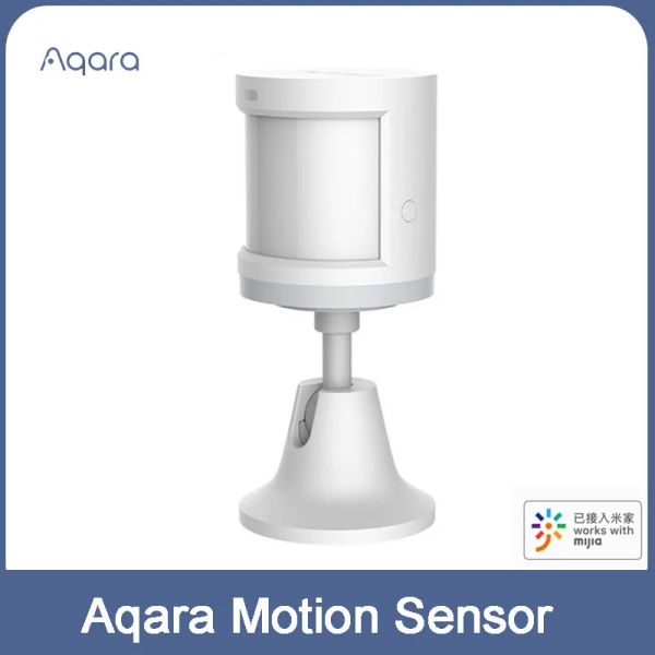 Contrôler le capteur de mouvement Aqara d'origine Smart Home Human Body Induction Connexion Zigbee pour le dispositif de système de sécurité Xiaomi Mihome