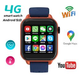 Controle originele kinderen Smart Watch Boy Girl 4G Calls Mobile Phone GPS Tracker Video Shooting Recording WiFi Lternet Google Play