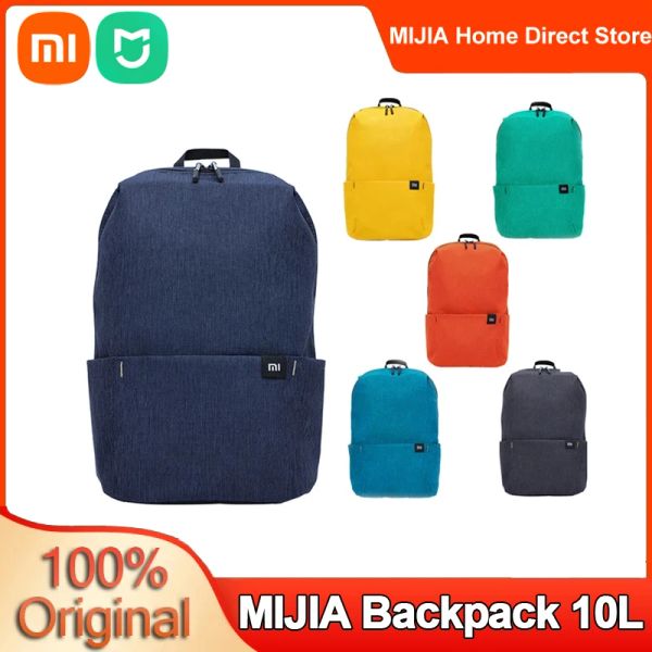 Control Original Xiaomi Mi Mochila 10l Impermeable colorido Diario Dio Ocio Urbano Unisex Sports Travel Mochila para hombres Bolsa escolar para mujeres